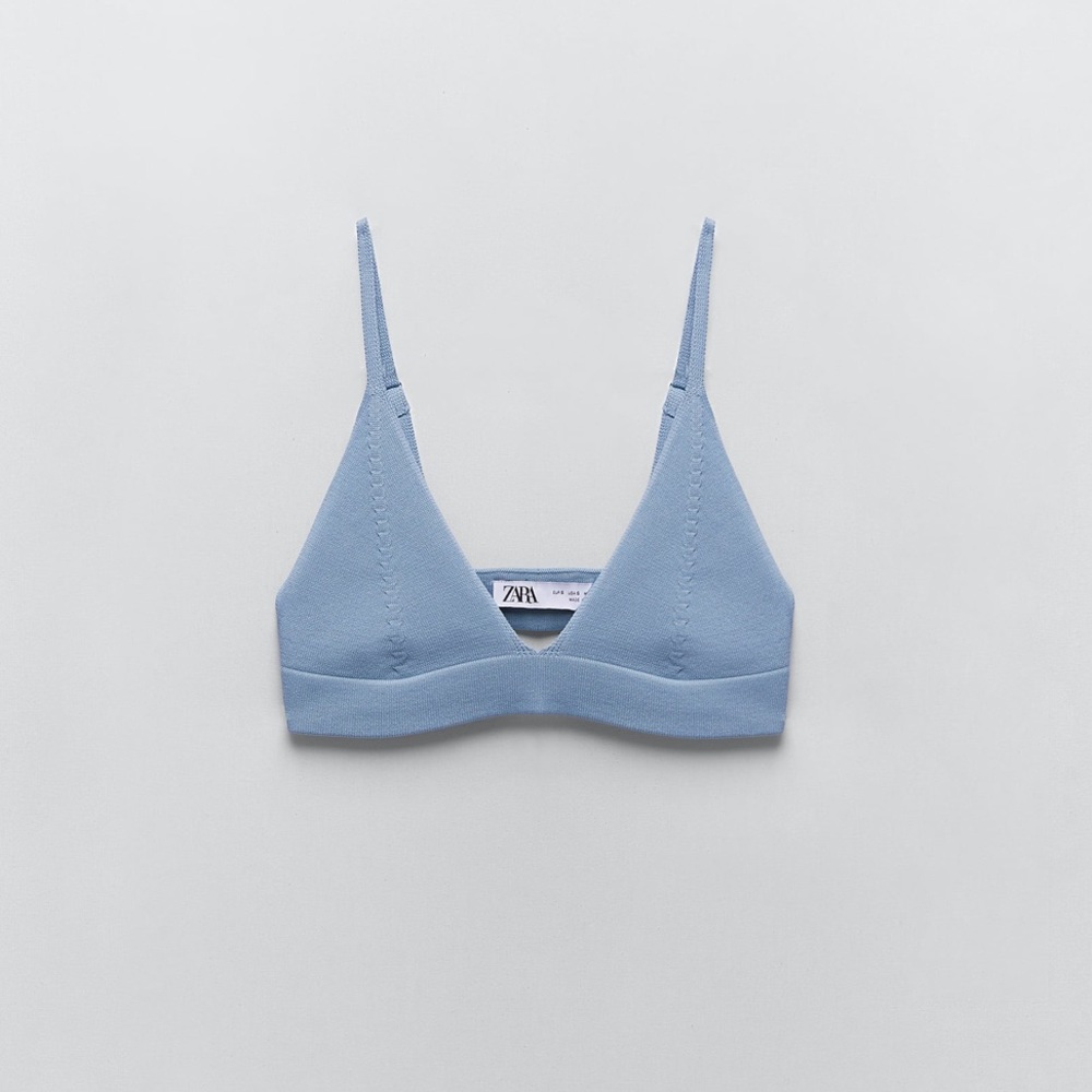 Zara Knit Bralette BNWT